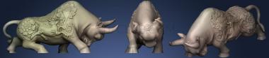 3D model Bull Sculpture (STL)